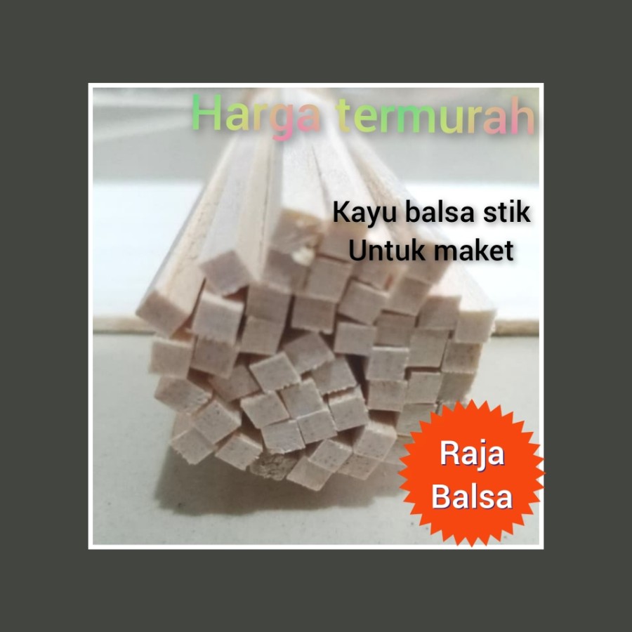 Balsa Stick 5mm x 5mm x 500mm